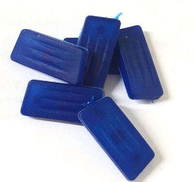 Gommino Tasto Chiave Compatibile Fiat Punto 500 Panda Doblo Stilo Bravo - Ricambio Tasti Telecomando Blu Chiaro