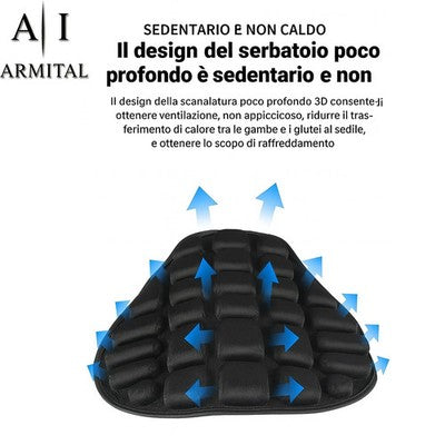 Cuscino Sella Moto Universale Ergonomico In Schiuma Traspirante Ad Alta Densità Antiscivolo Per Lungghi Viaggi