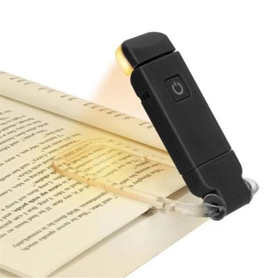 Lampada Da Lettura LED Portatile Ricaricabile USB Con Clip Per Libri E Scrivania Luce Dimmerabile Senza Fili