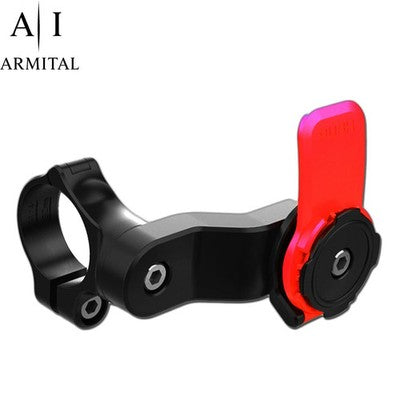 Supporto Cellulare Universale Per Moto E Bici Rotazione 360 Gradi Con Adesivo 3M Ultra Resistente E Sistema Di Sgancio Rapido