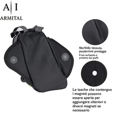 Borsa Da Serbatoio Moto Impermeabile Con Porta Cellulare Touch Screen Universale In Tessuto Oxford Ad Alta Resistenza
