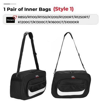 Borse Interne Laterali Per Moto Touring Compatibili Con Serie R R1200RS R1250RS R1100GS E Modelli RT - Coppia Di Borse Da Viaggio Espandibili In Tessuto Impermeabile