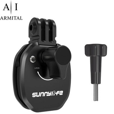 Supporto Universale In Alluminio CNC Per Parabrezza Moto E Scooter Compatibile Con Action Cam E Smartphone Staffa Anti-Vibrazione Professionale