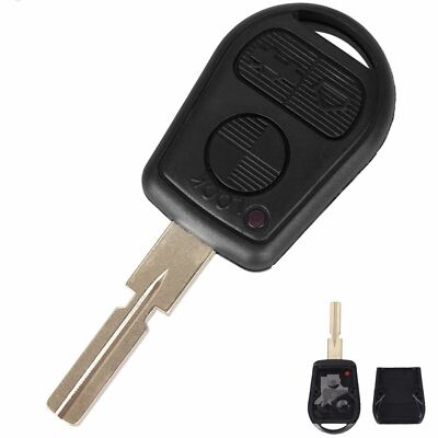 Guscio Chiave Compatibile Per BMW Serie 3 5 7 8 Z3 - Scocca Telecomando Ricambio 3 Tasti Per Modelli E31 E32 E34 E36 E38 E39 E46