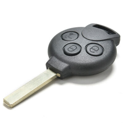 Guscio Chiave Telecomando Compatibile Per Smart Fortwo 450 Forfour 451 Coupé - Scocca Protettiva Con Lama Vergine Senza Logo