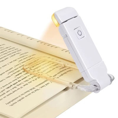 Lampada Da Lettura LED Portatile Ricaricabile USB Con Clip Per Libri E Scrivania Luce Dimmerabile Senza Fili