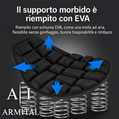 Cuscino Sella Moto Universale Ergonomico In Schiuma Traspirante Ad Alta Densità Antiscivolo Per Lungghi Viaggi