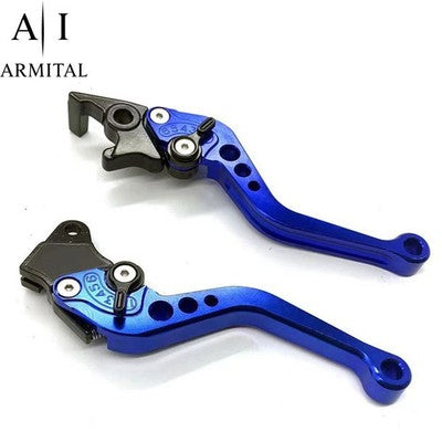 Coppia Leve Freno e Frizione Universali in Alluminio CNC 22mm per Moto Sportive Yamaha Honda Suzuki e Altri Modelli