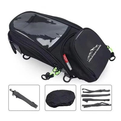 Borsa Da Serbatoio Moto Magnetica Multifunzione E Porta Cellulare In Tessuto Oxford Resistente