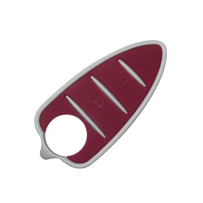 Gommino Ricambio 3 Tasti Per Chiave Compatibile Con Alfa Romeo Giulietta E Mito - Pad In Silicone Alta Qualità