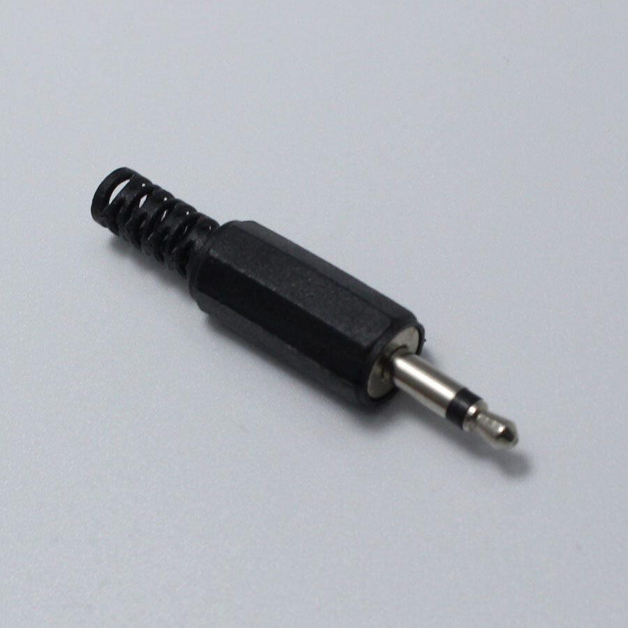 Connettore Jack 3.5mm Maschio Audio Mono 2 Poli In Plastica Per Cuffie E Microfono