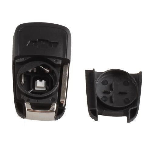 Guscio Chiave Telecomando 3 Tasti Compatibile Con Chevrolet Matiz Spark Aveo Captiva Cruze - Cover Ricambio Alta Qualità