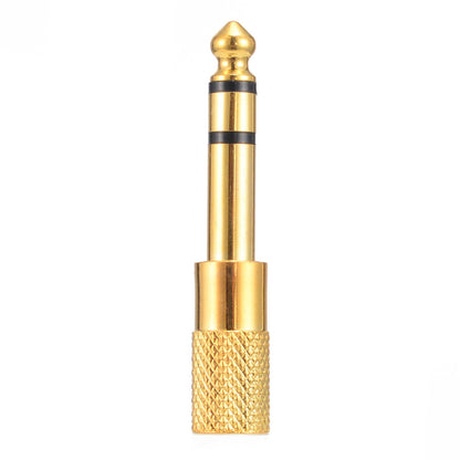 Adattatore Audio Jack Stereo Professionale Da 3,5mm Femmina A 6,3mm Maschio Connettore Placcato Oro Alta Fedeltà