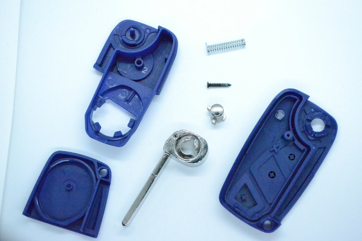 Guscio Telecomando Compatibile Fiat 3 Tasti per Grande Punto Panda Stilo Bravo Ducato Doblò con Lama Vergine