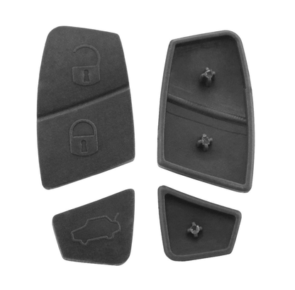 Gommino Ricambio Telecomando 3 Tasti Nero per Chiave Fiat Punto Panda Idea Bravo Membrana Pulsanti 12.25mm