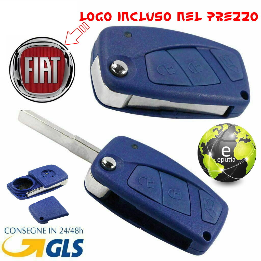 Fiat Guscio Chiave 3 Tasti Cover Panda Ducato Grande Punto Stilo Idea Lama * NEW