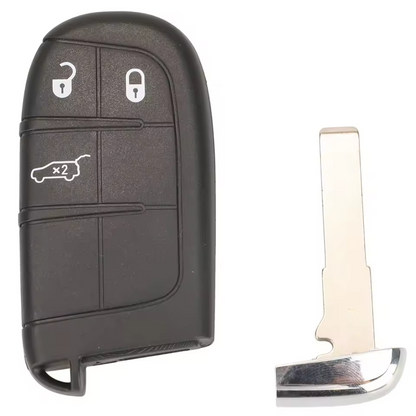 Cover Guscio Chiave Fiat 500X Jeep Renegade Compass Telecomando 3 Tasti Lama - N