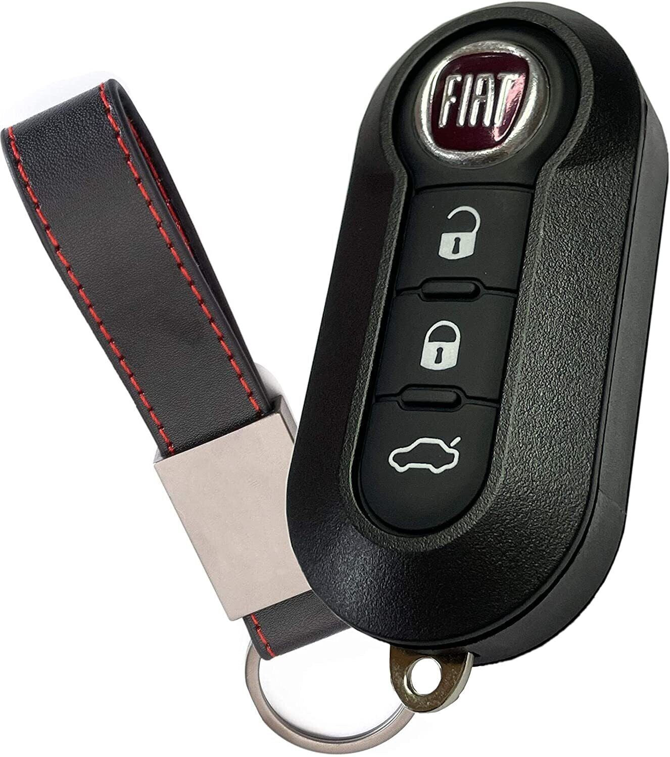 Guscio Chiave Telecomando Compatibile Con Fiat 500L Panda Lancia Musa Ypsilon Punto Evo - Scocca Ricambio 3 Tasti Con Lama