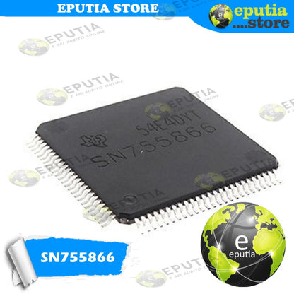Circuito Integrato SN755866 Texas Instruments Formato QFP-100 SMD Componente Elettronico di Ricambio Alta Qualità