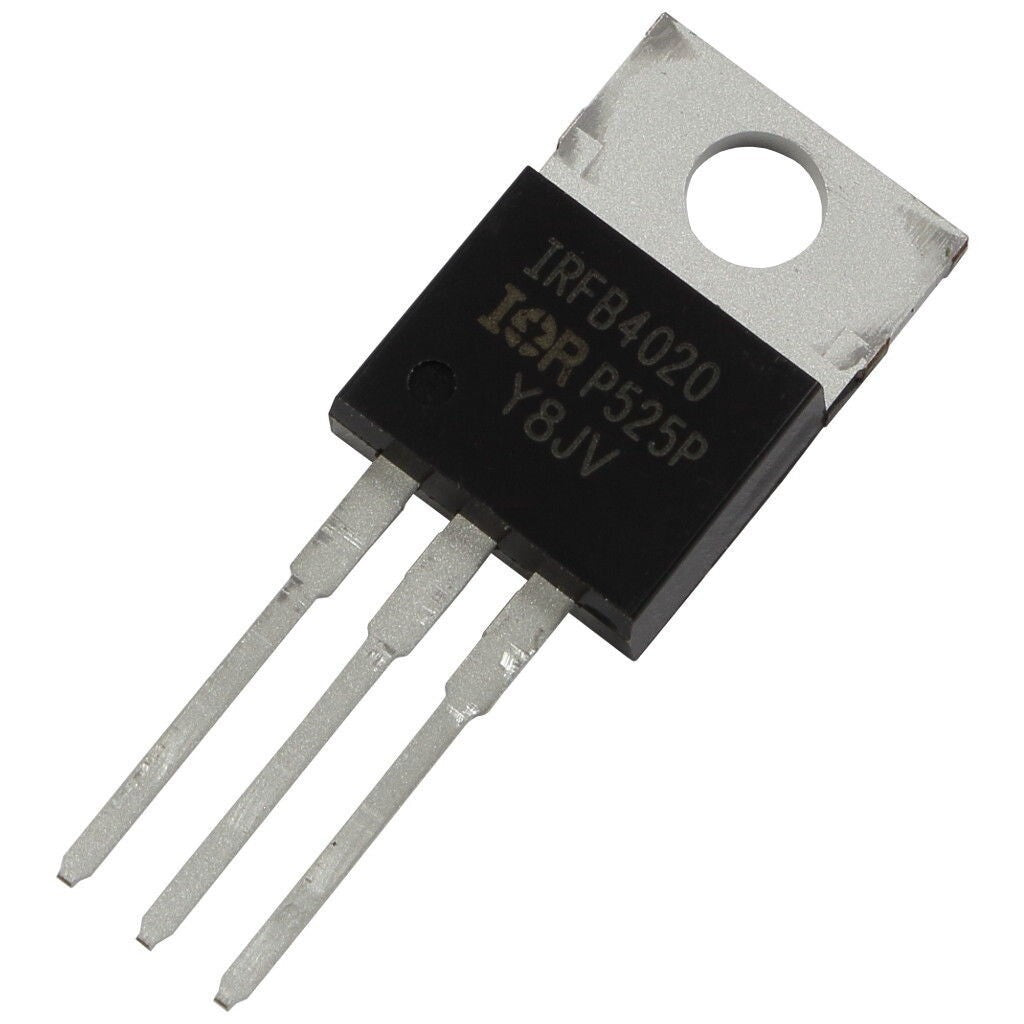 Transistor MOSFET IRFB4020PBF N-Channel 200V 18A 100W TO-220 Circuito Integrato Alta Efficienza