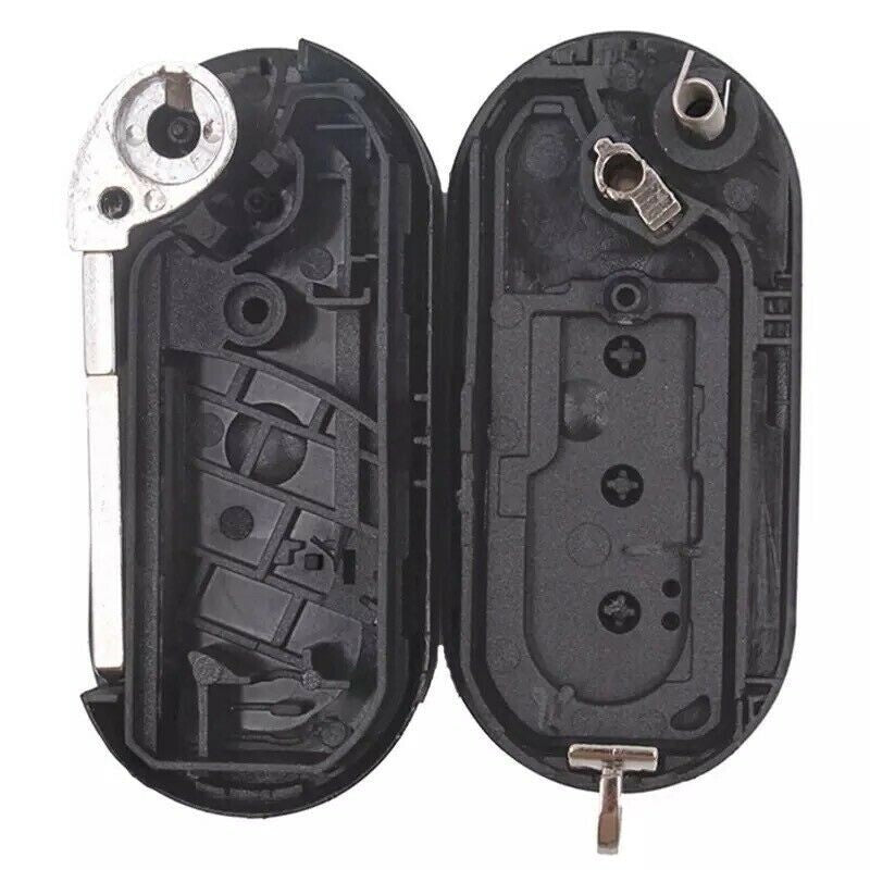 Guscio Cover Chiave Compatibile Per Alfa Romeo Mito E Giulietta - Guscio Telecomando 3 Tasti Con Lama Automobilistica A Scatto