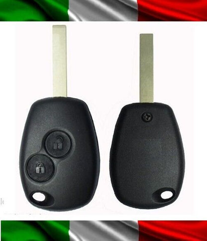 Guscio Cover Scocca Chiave Telecomando Compatibile Renault 3 Tasti Con Lama Vergine E 2 Micro Switch Di Ricambio