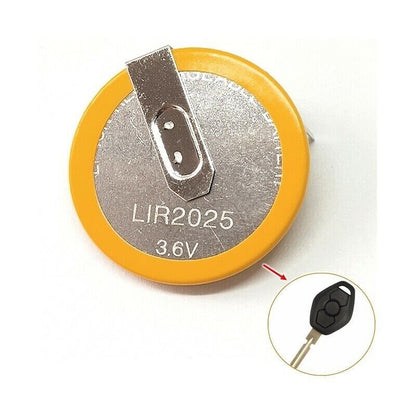 Batteria Ricaricabile VL2020 90 Gradi per Chiave Telecomando BMW Mini Cooper Serie 1 3 5 X5 Z4 Batteria al Litio di Ricambio ad Alte Prestazioni