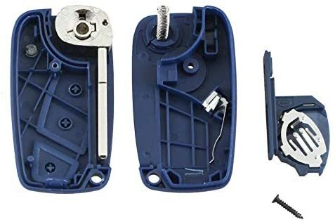 Guscio Telecomando Compatibile Fiat 3 Tasti per Panda Grande Punto Stilo Bravo Ducato Doblò - Scocca Chiave con Lama Vergine