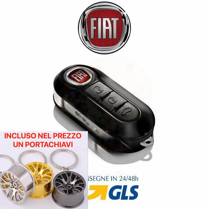Scocca Chiave 3 Tasti Fiat 500L Panda Punto Evo Lancia Ypsilon Musa Ricambio *