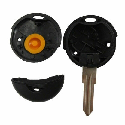 Guscio Cover Chiave Compatibile con Smart Fortwo Coupe e Cabrio Prima Serie - Ricambio Telecomando 1 Tasto Alta Qualità
