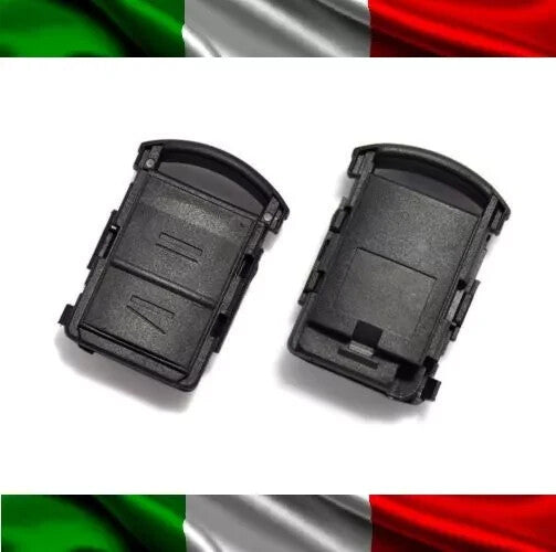 Guscio Cover Chiave Compatibile Per Opel Corsa C D Meriva Combo Astra Tigra Agila - Ricambio Telecomando 2 Tasti Senza Lama