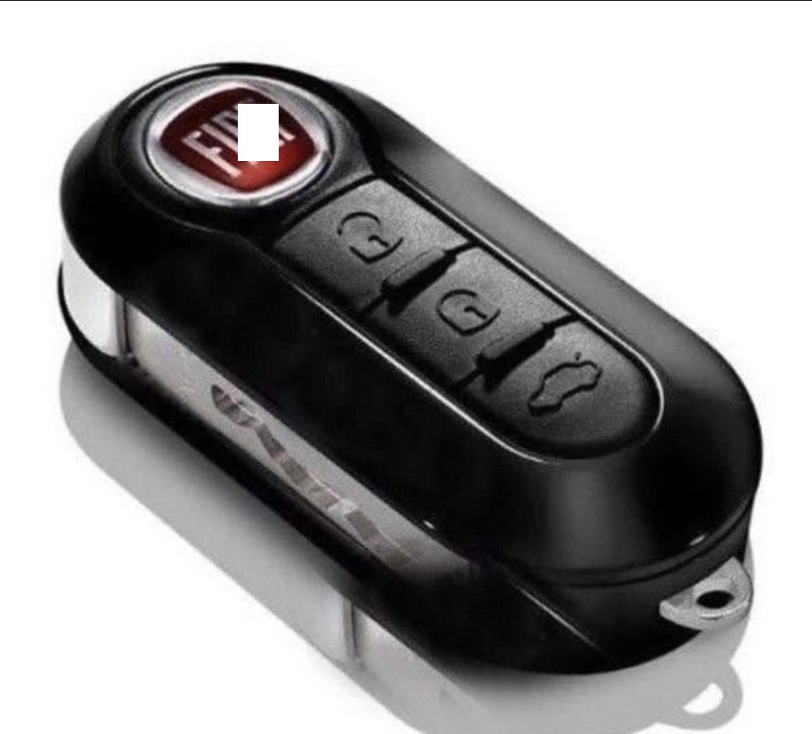 Guscio Chiave Telecomando Compatibile con Fiat 500L Punto Evo Panda Lancia Ypsilon - Scocca Ricambio 3 Tasti con Lama Intera
