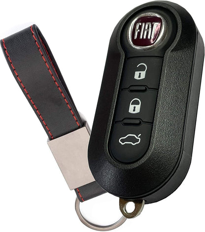 Guscio Chiave Telecomando Per Auto Fiat E Lancia - Ricambio Completo Con Lama E Alloggiamento Batteria