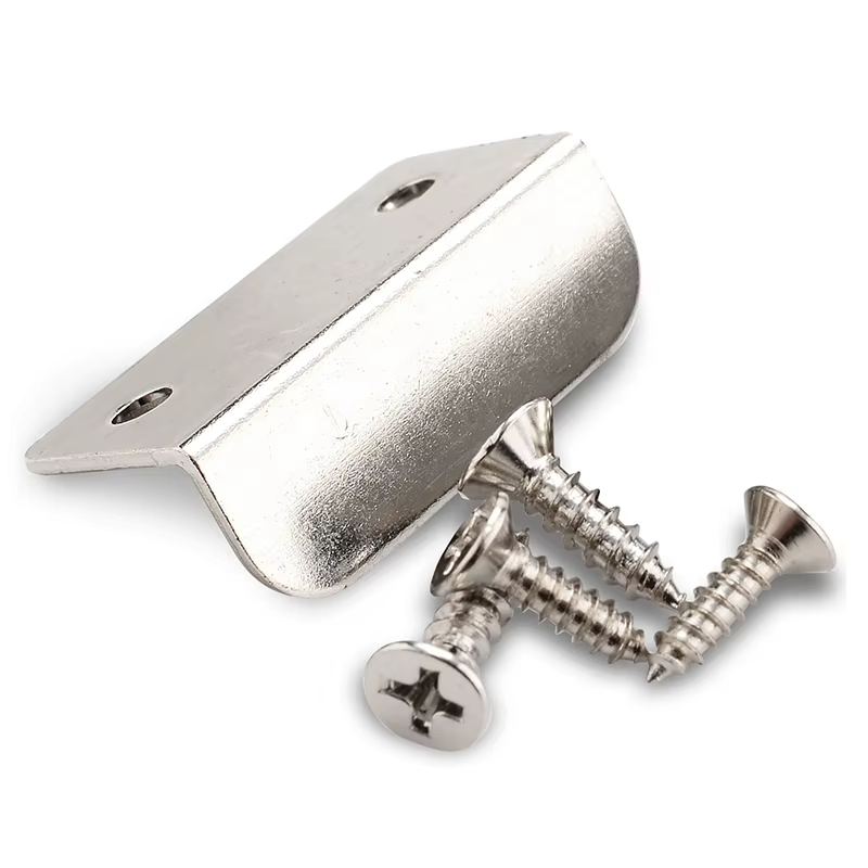 Serratura Push-Lock 26mm Camper Caravan Barche Mobili Cassetti Nichel - NEW