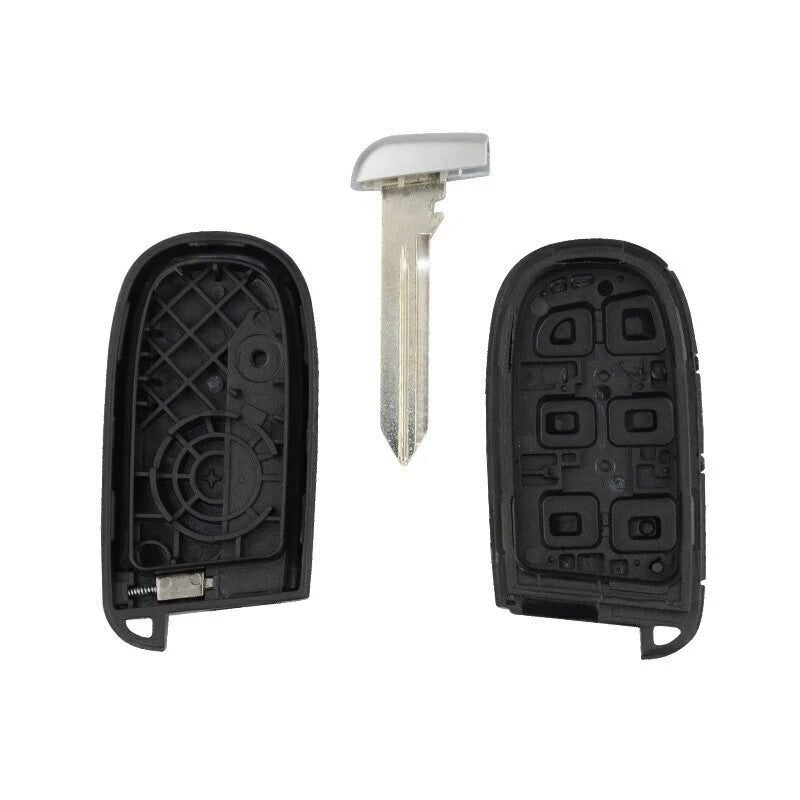Guscio Chiave Cover Telecomando Compatibile Con Fiat Freemont Dodge Journey E Jeep Cherokee Ricambio Professionale Senza Elettronica