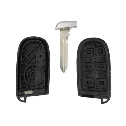 Guscio Chiave Cover Telecomando Compatibile Con Fiat Freemont Dodge Journey E Jeep Cherokee Ricambio Professionale Senza Elettronica