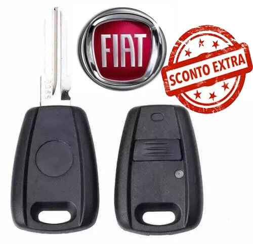 Guscio Scocca Chiave Telecomando Compatibile Fiat Punto Panda Do絢o Stilo Seicento Bravo - Cover Ricambio 1 Tasto con Lama Vergine
