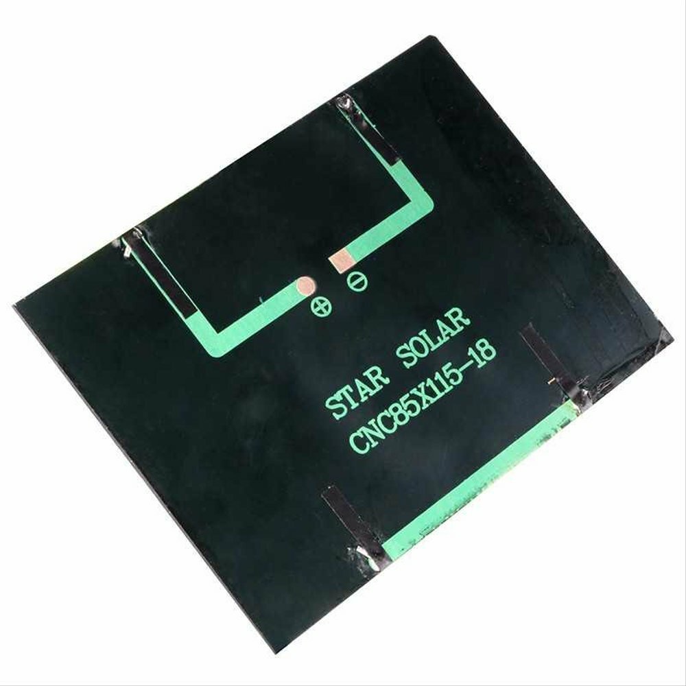 Mini Pannello Solare Fotovoltaico 12V 1,5W Cella Policristallina 115x85mm Caricabatterie Portatile Ad Alta Efficienza