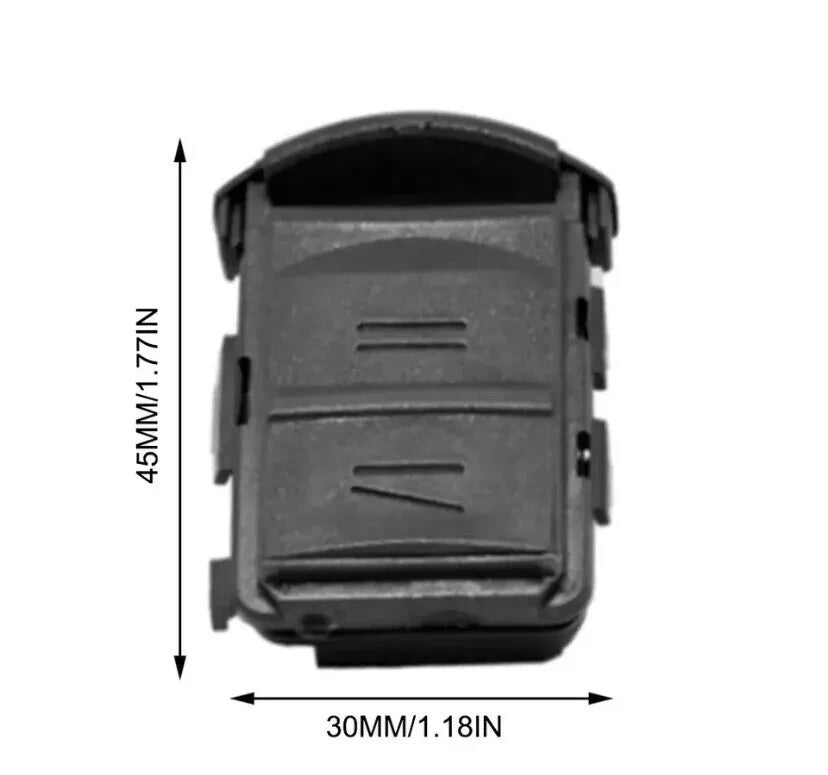 Guscio Scocca Telecomando Compatibile Per Chiave Opel Corsa Meriva Agila Combo - Cover Ricambio Fronte Retro