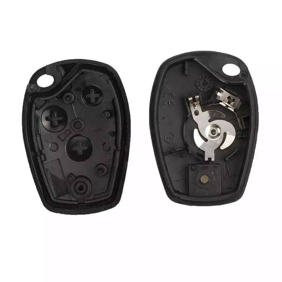 Guscio Cover Chiave Telecomando 3 Tasti Compatibile Con Renault Clio Modus Kangoo Twingo Lama Piatta Ricambio Alta Qualità