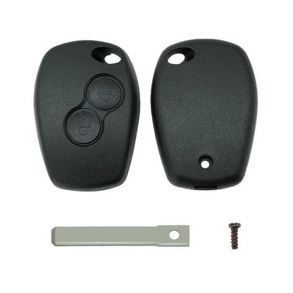 Guscio Cover Scocca Chiave Telecomando Compatibile Renault 3 Tasti Con Lama Vergine E 2 Micro Switch Di Ricambio