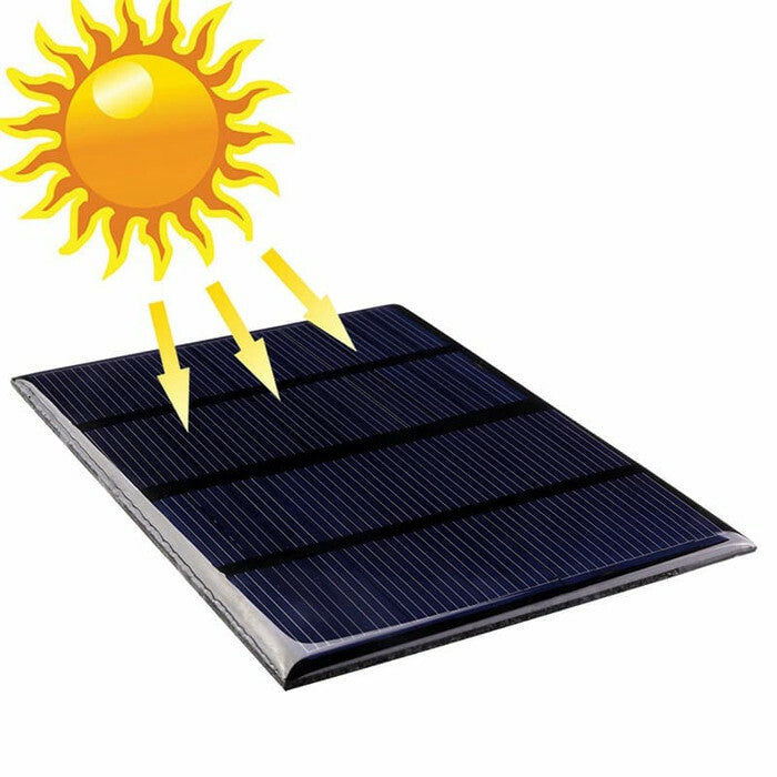 Mini Pannello Solare Fotovoltaico 12V 1.5W Modulo Caricabatterie Portatile 125mAh 115x85mm Per Progetti Elettronici E Fai Da Te