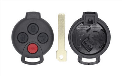 Guscio Chiave Telecomando Compatibile Con Smart Fortwo 451 Forfour - Cover 3 Tasti Con Lama Da Fresare