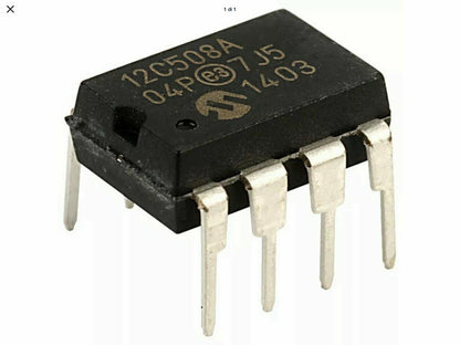 Microcontrollore PIC12C508A-04I/P CMOS a 8 Bit DIP-8 Circuito Integrato per Riparazioni Elettroniche di Alta Qualità