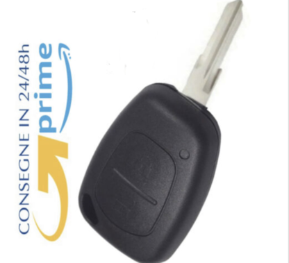 Guscio Cover Telecomando Compatibile con Renault Trafic e Altri Modelli - Chiave 2 Tasti con Lama Vergine per Riparazione Rapida