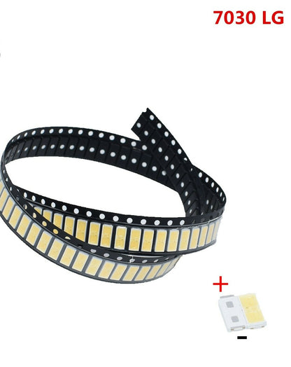 Kit 10 Pezzi LED 7030 Retroilluminazione TV LG 1W 6V Ricambio Professionale LEWWS73V15CZ00