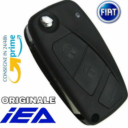 Guscio Cover Chiave Telecomando 3 Tasti Compatibile Fiat Panda Grande Punto Ducato 500 Stilo con Lama Vergine