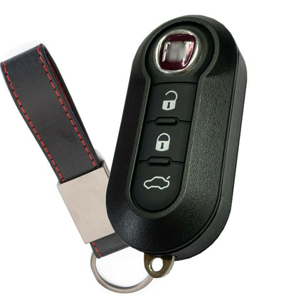 Guscio Telecomando 3 Tasti Compatibile Con Fiat 500L Punto Evo Panda E Lancia Ypsilon Con Lama Vergine