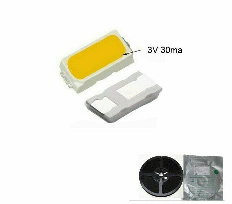 Kit 10 Pezzi LED SMD 3014 Retroilluminazione TV Per Riparazione Pannelli Samsung LG 2W 3V Alta Luminosità