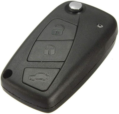 Guscio Cover Chiave Telecomando Compatibile Fiat Grande Punto Bravo Qubo Fiorino Panda 500 - Scocca 3 Tasti con Lama Vergine per Riparazione Chiave Auto
